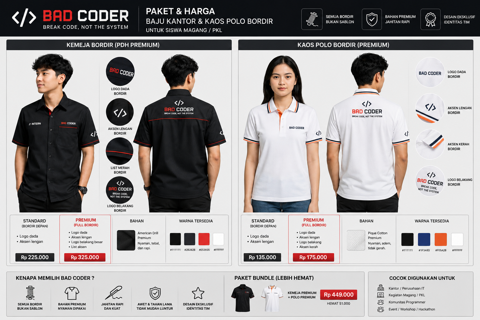 Seragam Bad Coder